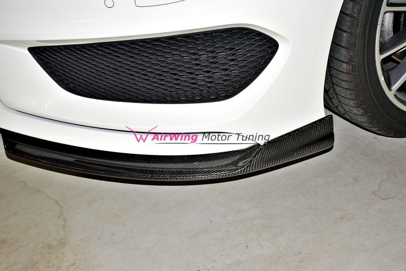 Benz W117 CLA250 Piecha GT-R carbon splitter cup wing 02